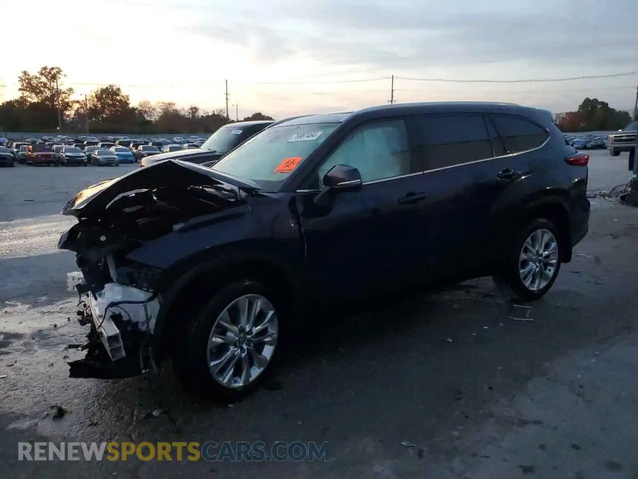1 Photograph of a damaged car 5TDDZRBH3LS021683 TOYOTA HIGHLANDER 2020
