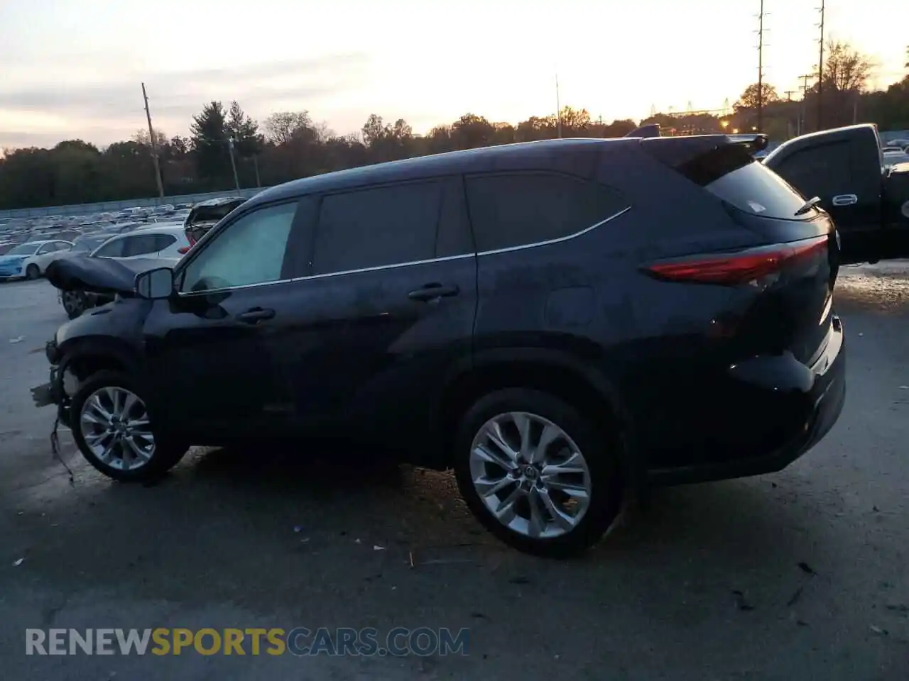 2 Photograph of a damaged car 5TDDZRBH3LS021683 TOYOTA HIGHLANDER 2020