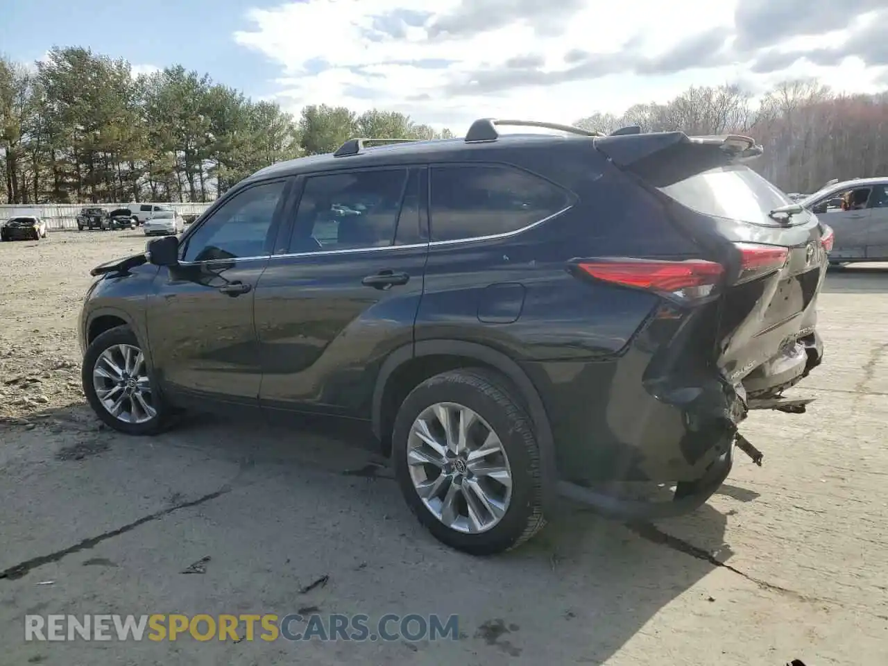 2 Photograph of a damaged car 5TDDZRBH4LS004634 TOYOTA HIGHLANDER 2020
