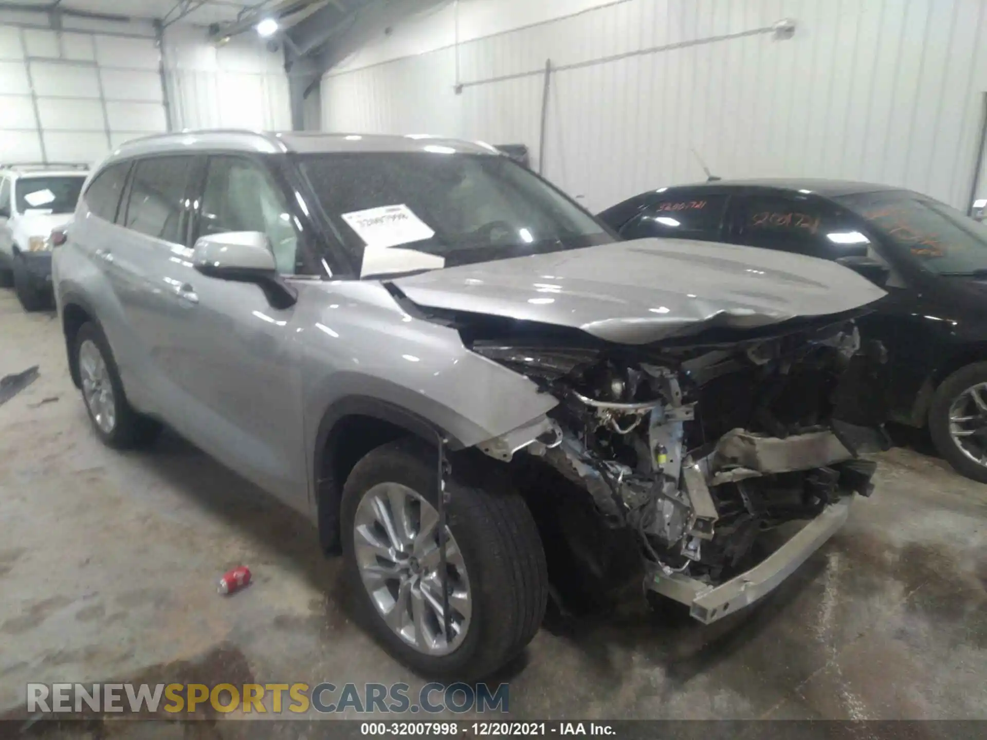 1 Photograph of a damaged car 5TDDZRBH4LS010143 TOYOTA HIGHLANDER 2020