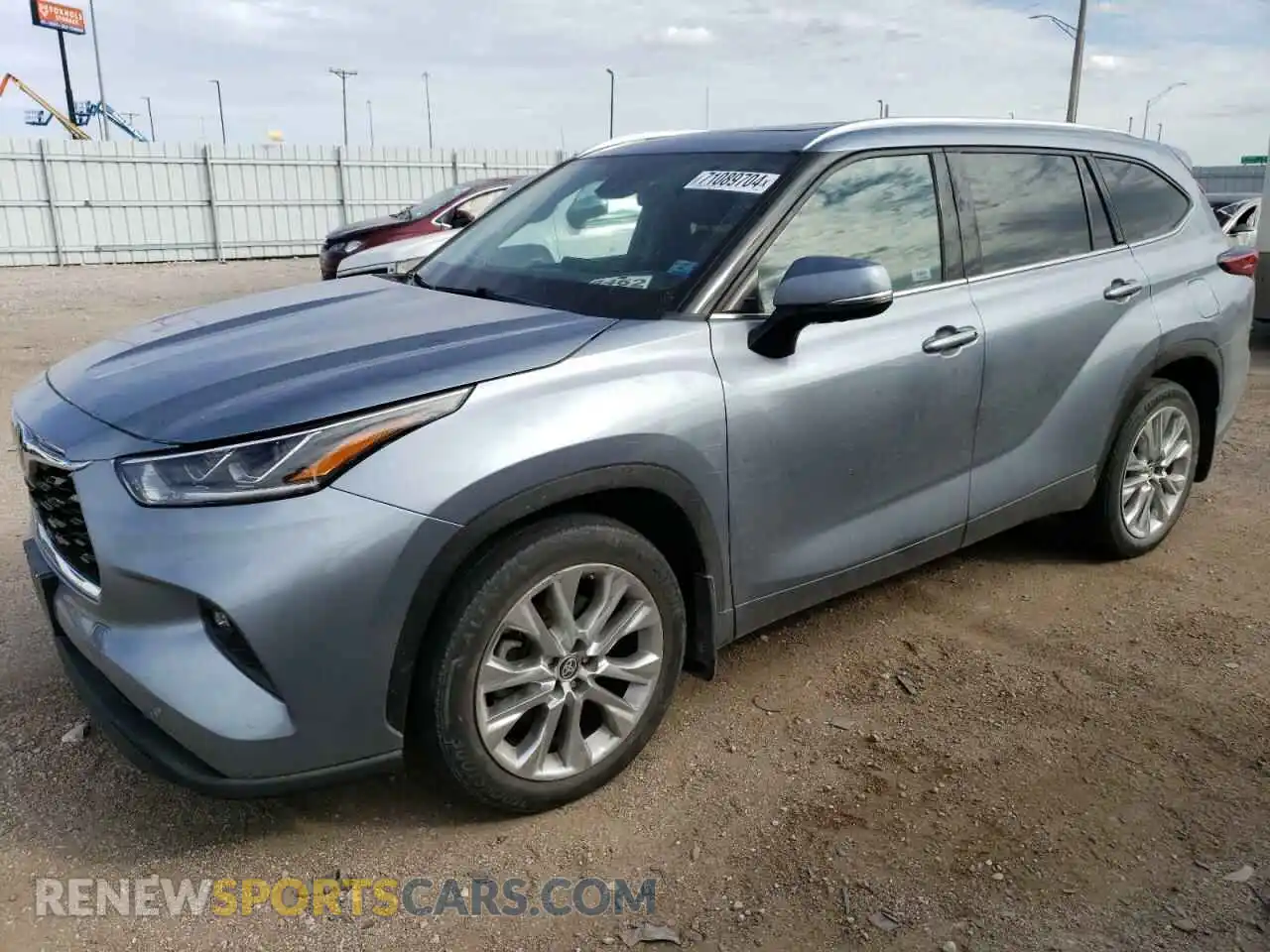 1 Photograph of a damaged car 5TDDZRBH6LS030880 TOYOTA HIGHLANDER 2020