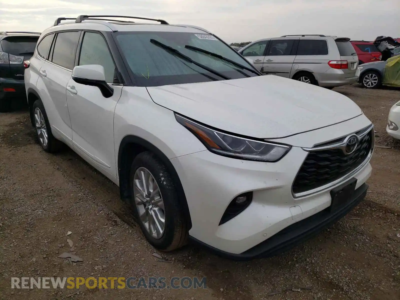 1 Фотография поврежденного автомобиля 5TDDZRBH9LS014883 TOYOTA HIGHLANDER 2020