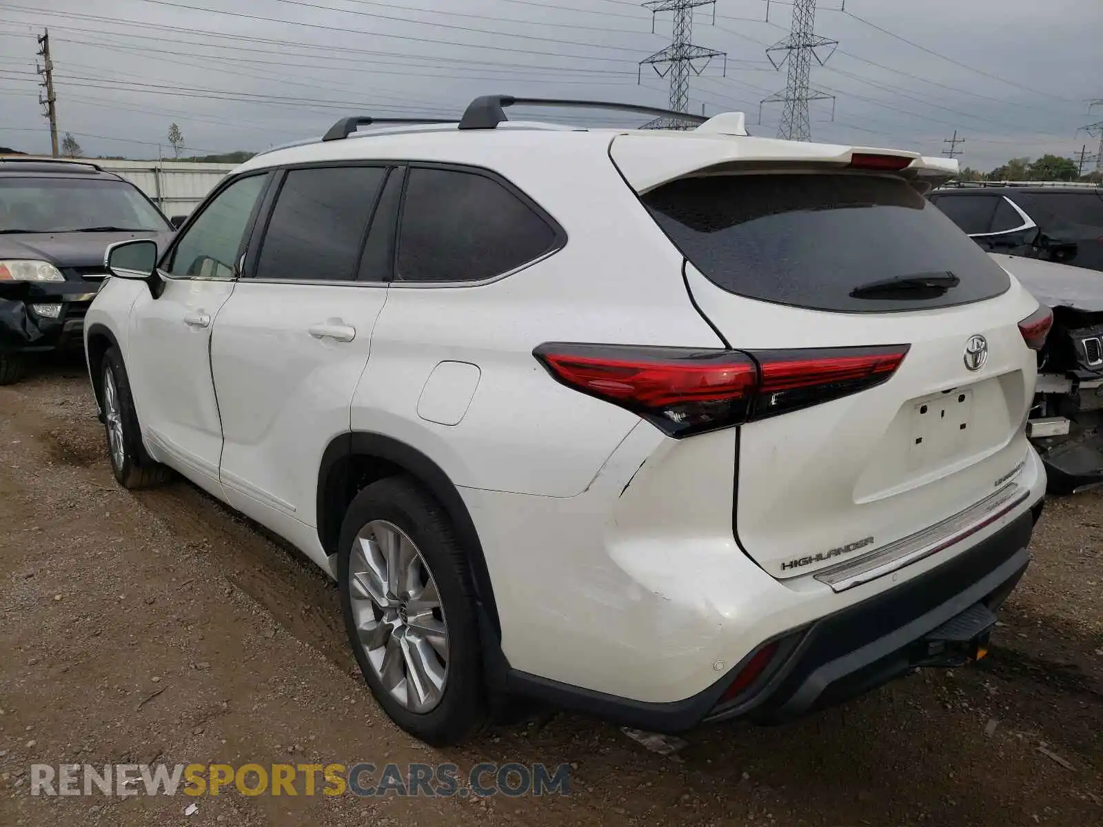 3 Фотография поврежденного автомобиля 5TDDZRBH9LS014883 TOYOTA HIGHLANDER 2020