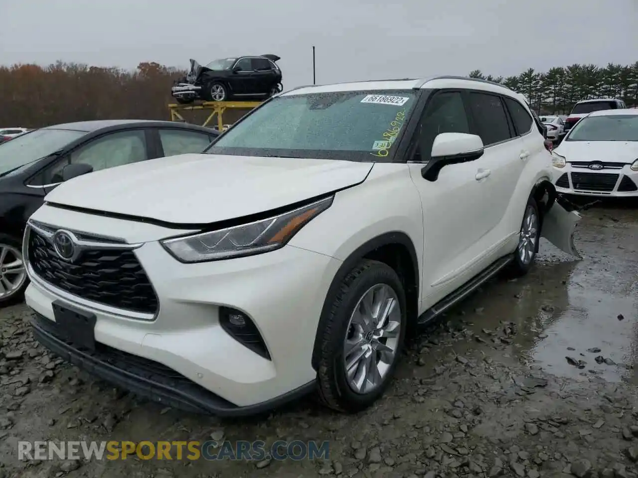 2 Фотография поврежденного автомобиля 5TDDZRBHXLS013760 TOYOTA HIGHLANDER 2020
