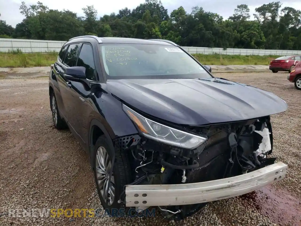 1 Photograph of a damaged car 5TDFARAH3LS001502 TOYOTA HIGHLANDER 2020