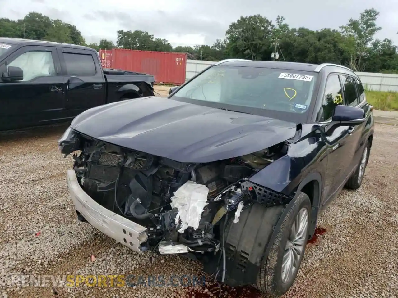 2 Photograph of a damaged car 5TDFARAH3LS001502 TOYOTA HIGHLANDER 2020