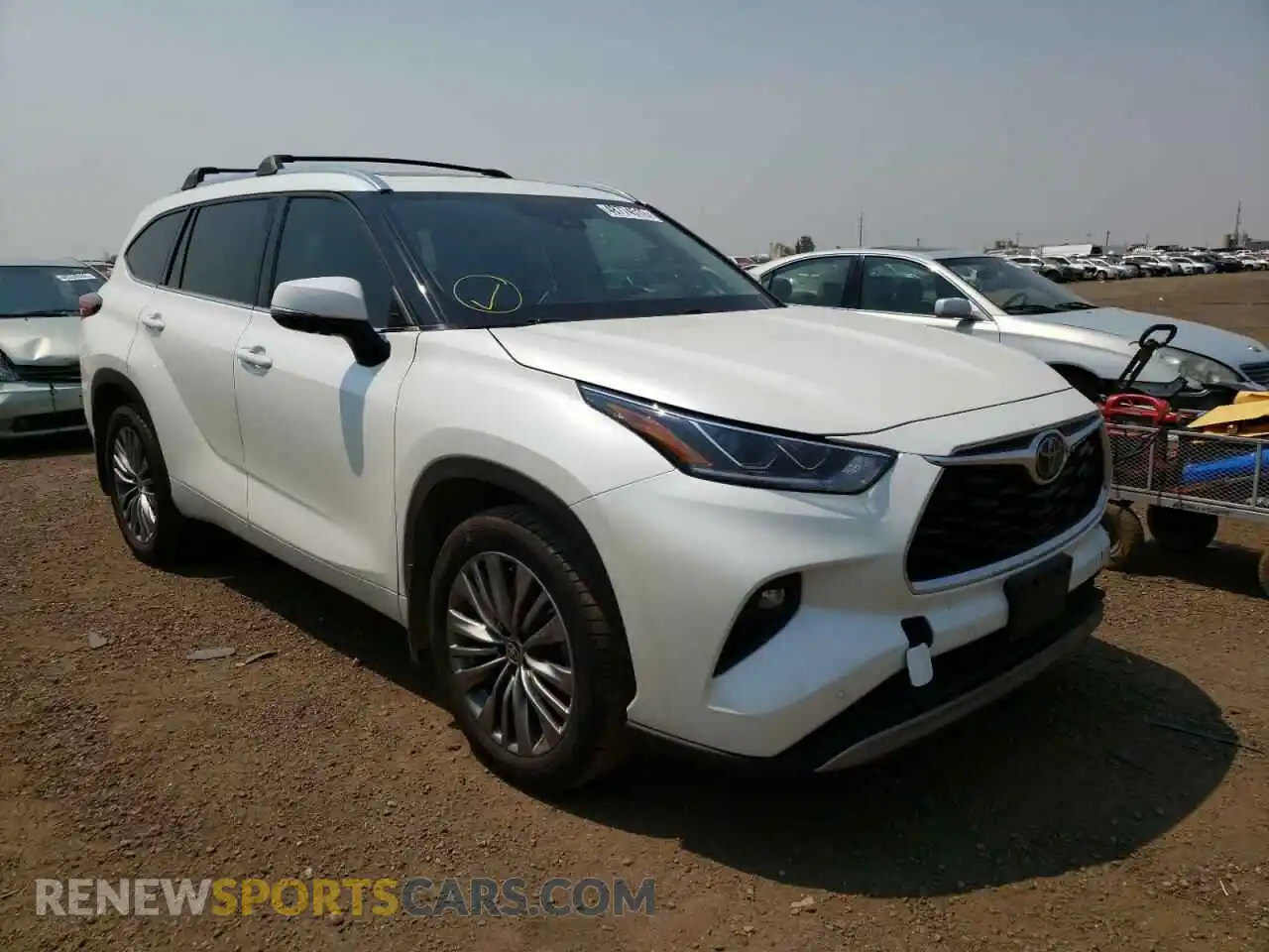 1 Photograph of a damaged car 5TDFZRBH0LS005210 TOYOTA HIGHLANDER 2020