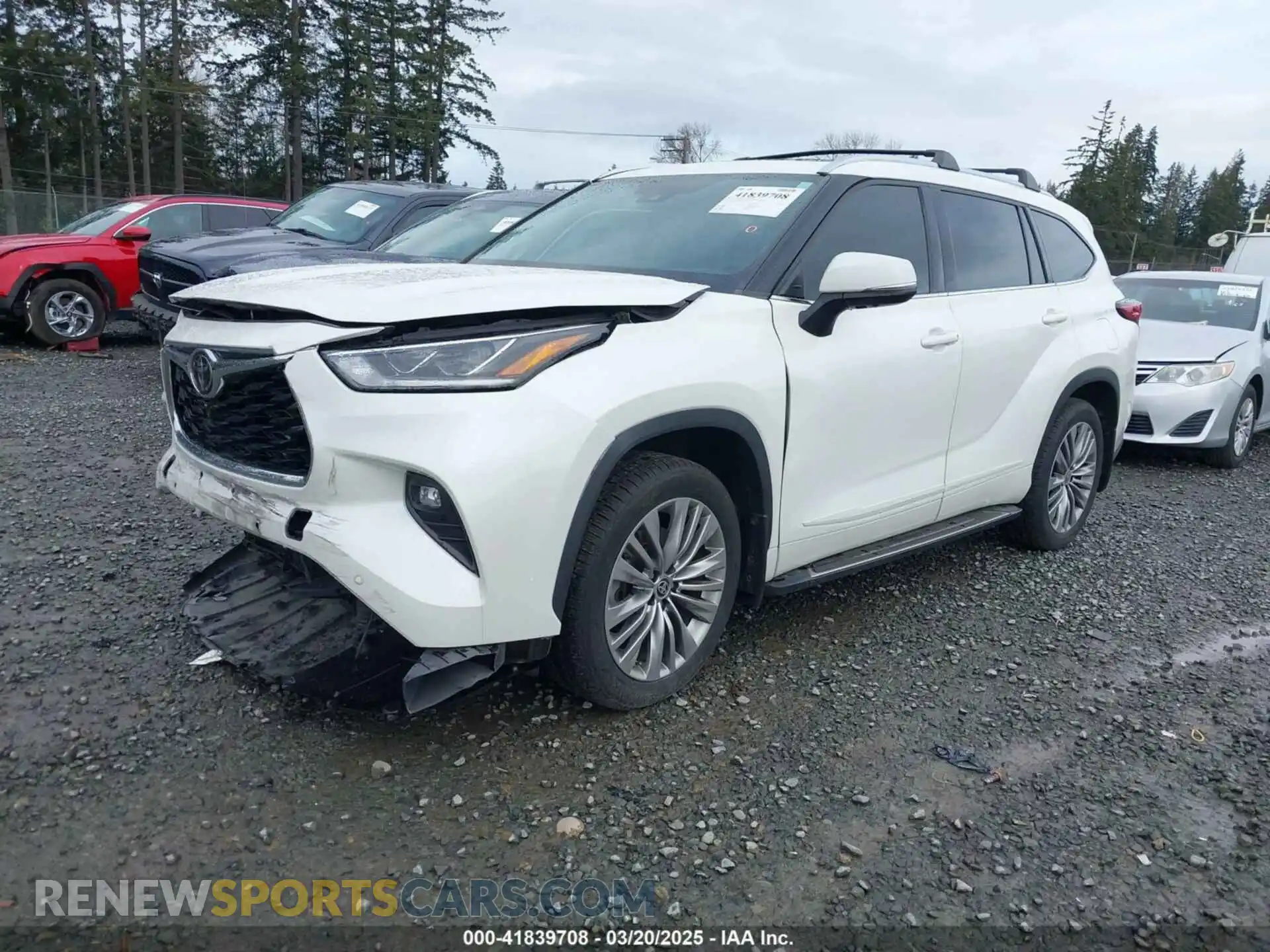 2 Photograph of a damaged car 5TDFZRBH0LS039681 TOYOTA HIGHLANDER 2020