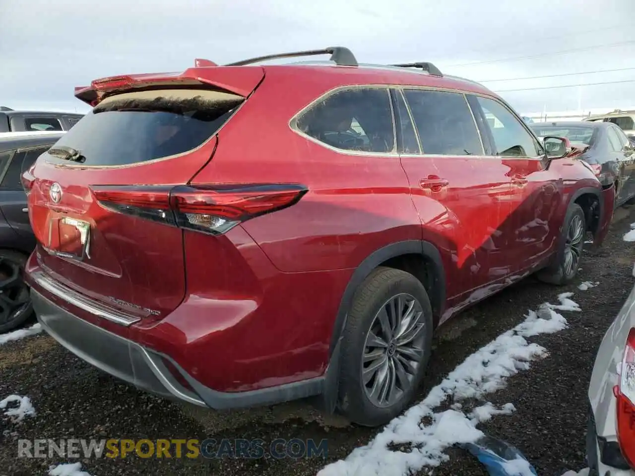 3 Photograph of a damaged car 5TDFZRBH4LS001192 TOYOTA HIGHLANDER 2020