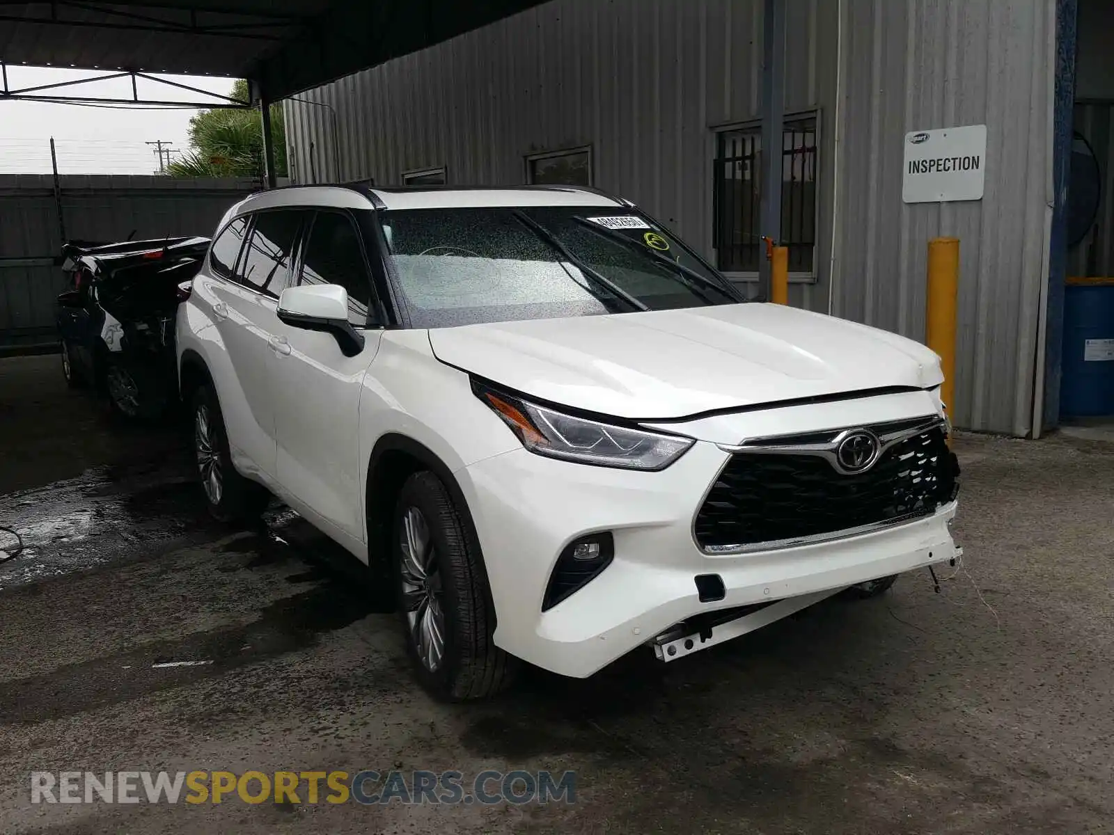 1 Photograph of a damaged car 5TDFZRBH4LS041689 TOYOTA HIGHLANDER 2020