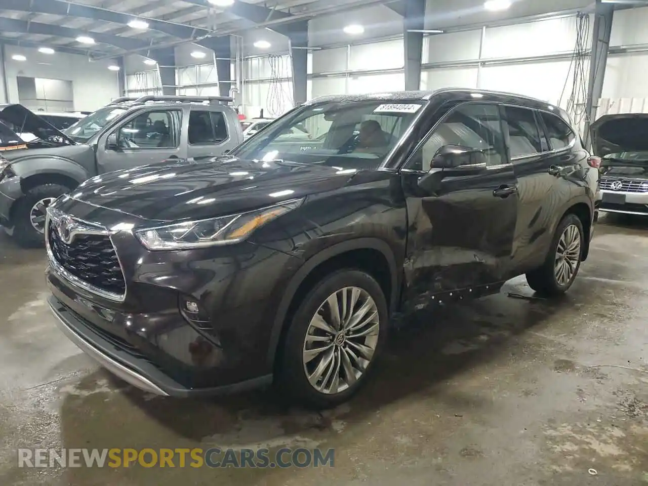 1 Photograph of a damaged car 5TDFZRBH5LS022035 TOYOTA HIGHLANDER 2020