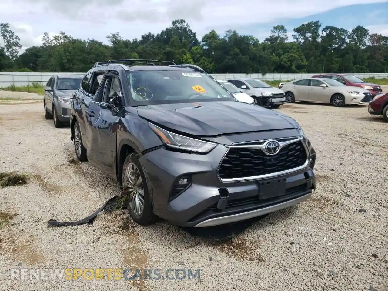 1 fotografías del automóvil dañado 5TDFZRBH6LS026627 TOYOTA HIGHLANDER 2020