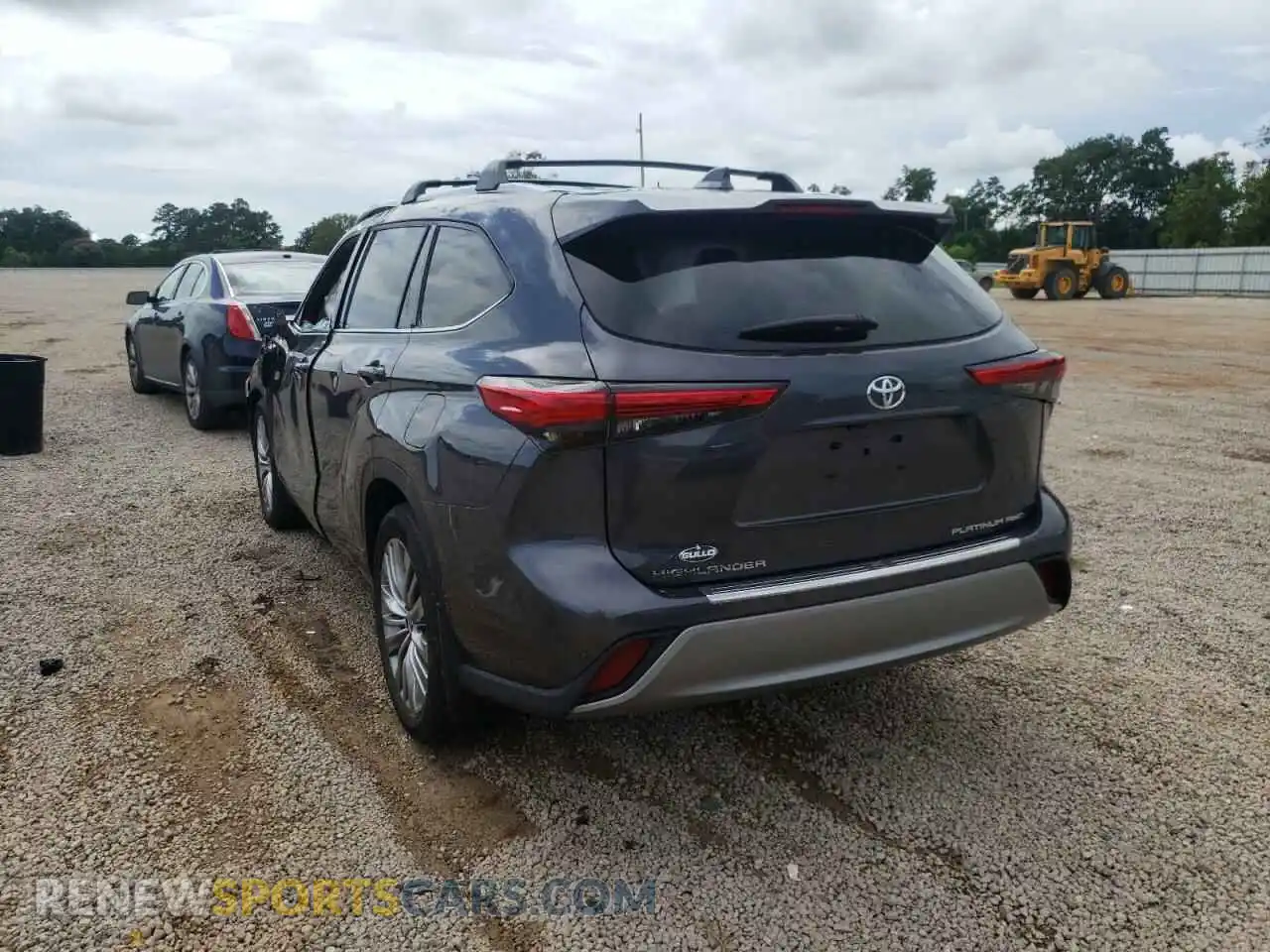 3 fotografías del automóvil dañado 5TDFZRBH6LS026627 TOYOTA HIGHLANDER 2020