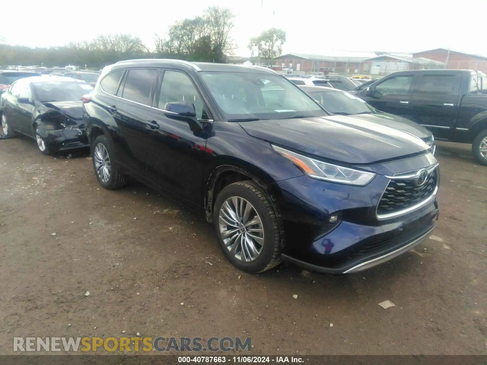 1 Photograph of a damaged car 5TDFZRBH8LS036866 TOYOTA HIGHLANDER 2020