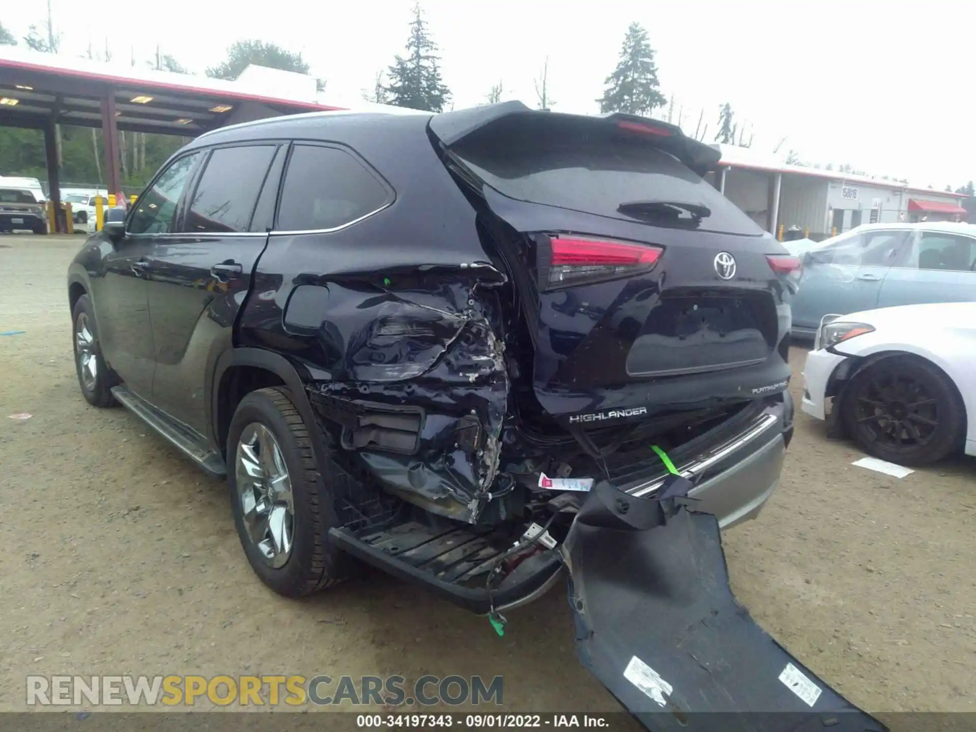 3 Фотография поврежденного автомобиля 5TDFZRBH8LS043820 TOYOTA HIGHLANDER 2020