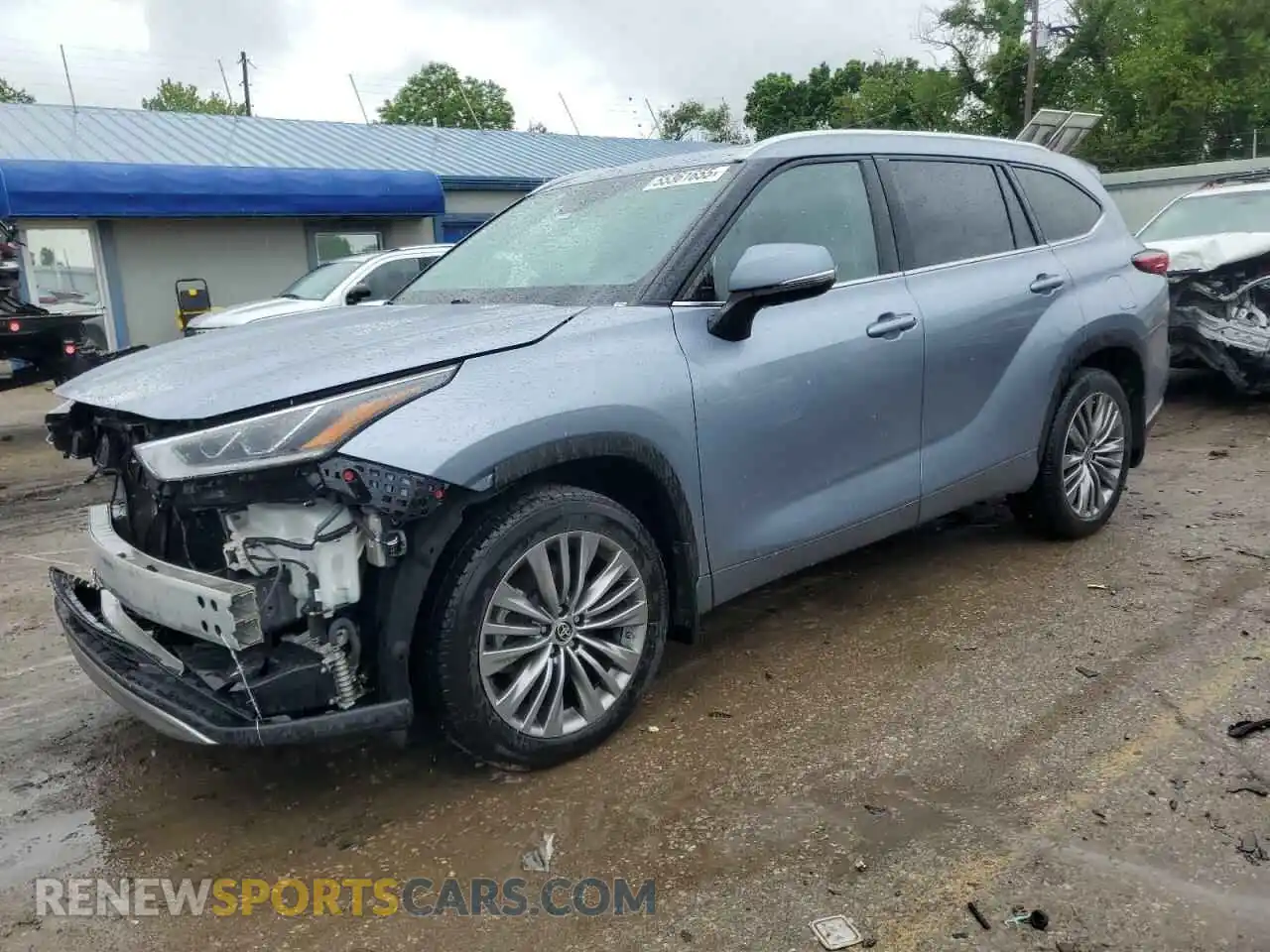 1 Photograph of a damaged car 5TDFZRBH9LS050744 TOYOTA HIGHLANDER 2020