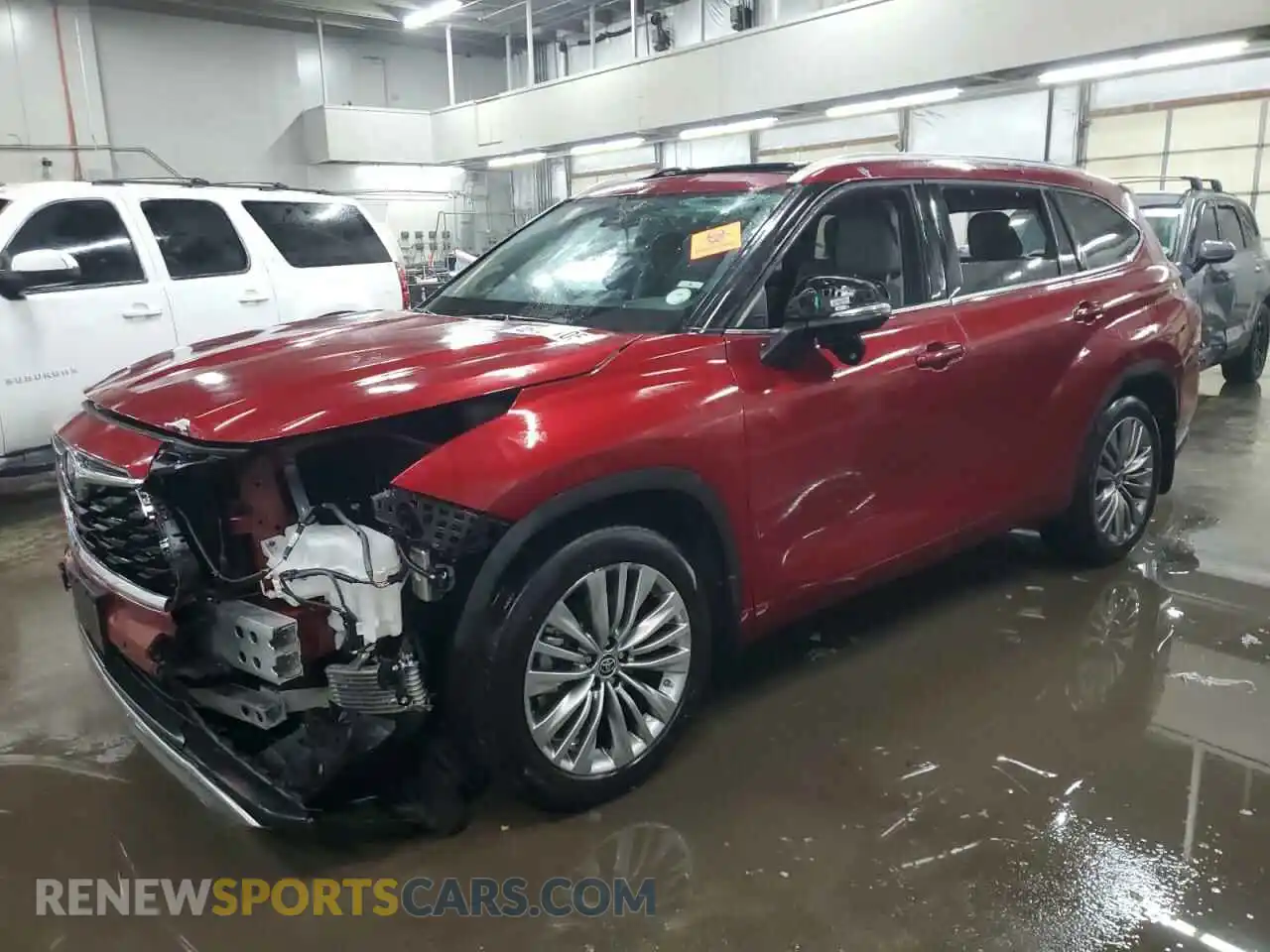 1 Photograph of a damaged car 5TDFZRBHXLS046489 TOYOTA HIGHLANDER 2020