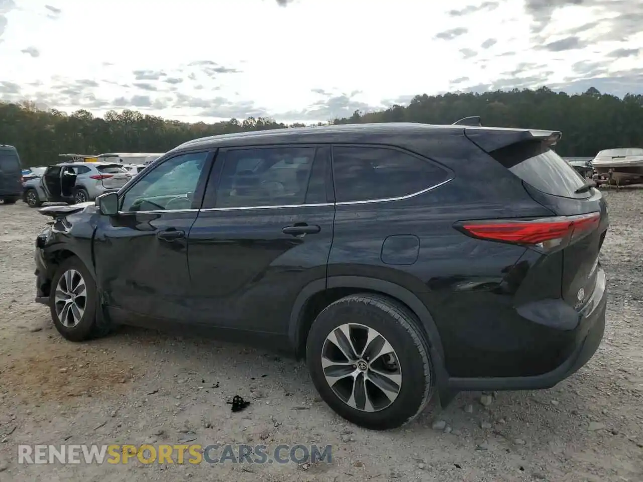 2 Photograph of a damaged car 5TDGZRAH2LS011385 TOYOTA HIGHLANDER 2020