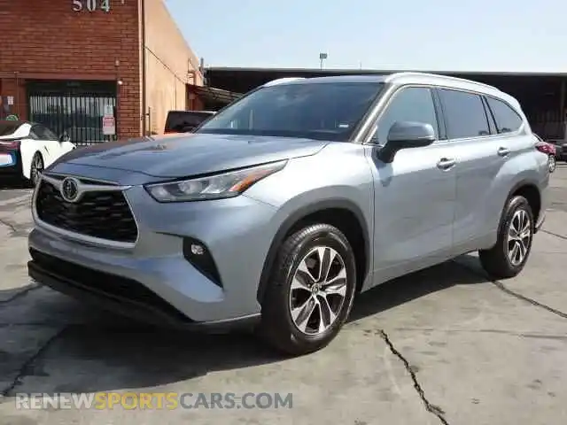 2 Photograph of a damaged car 5TDGZRAH3LS006549 TOYOTA HIGHLANDER 2020