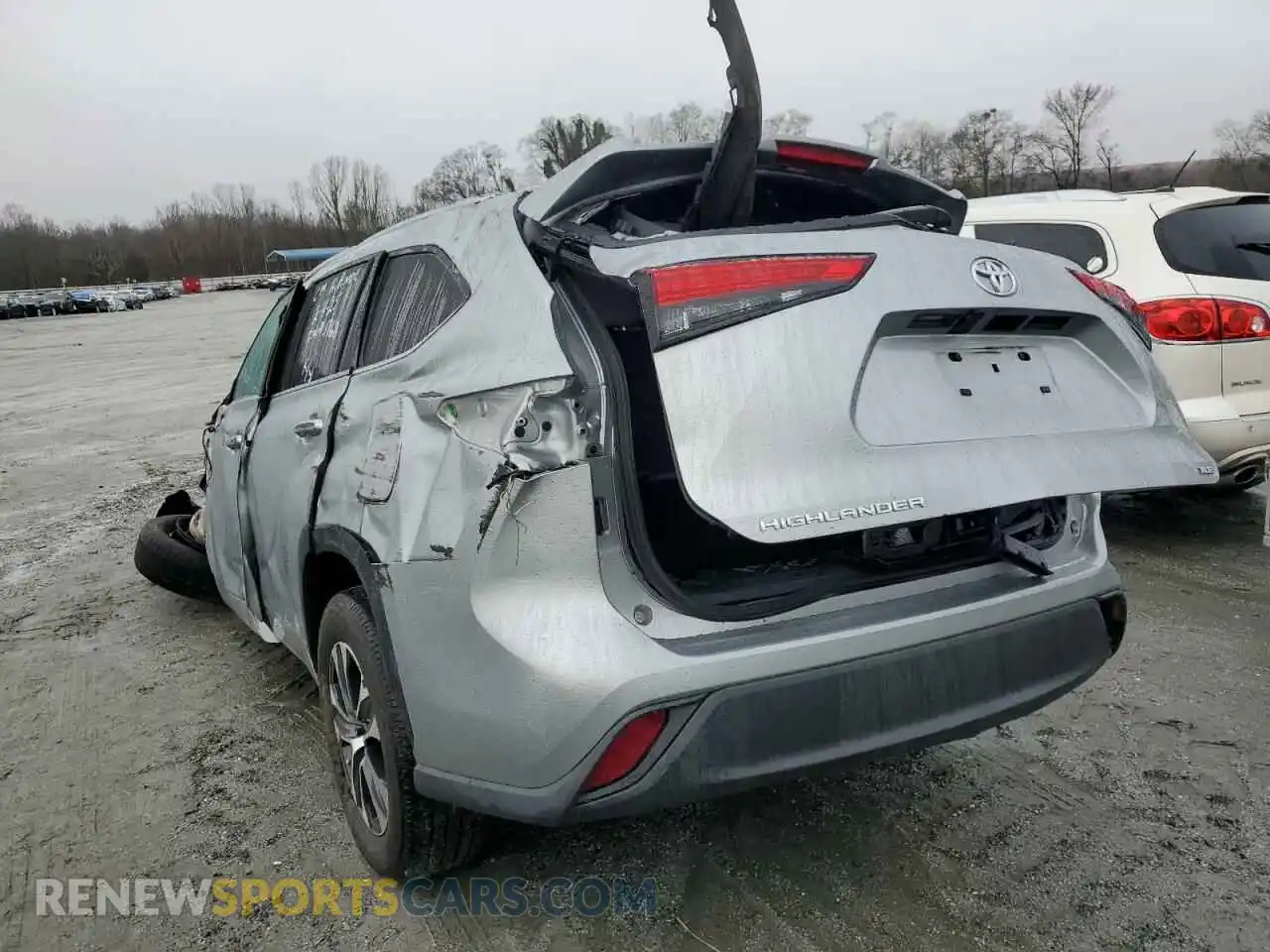 2 Photograph of a damaged car 5TDGZRAH4LS507952 TOYOTA HIGHLANDER 2020