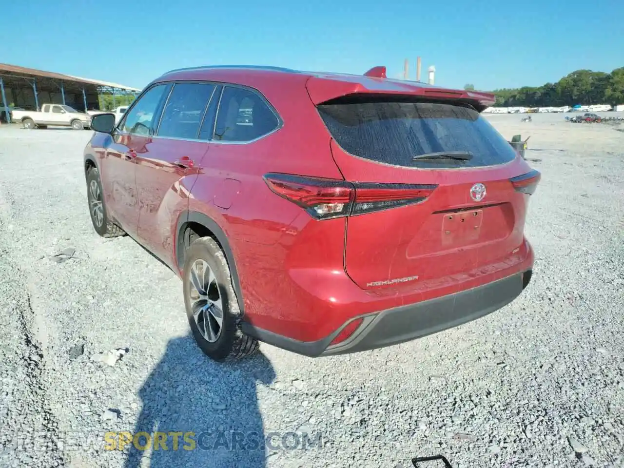 3 Photograph of a damaged car 5TDGZRAH7LS514085 TOYOTA HIGHLANDER 2020