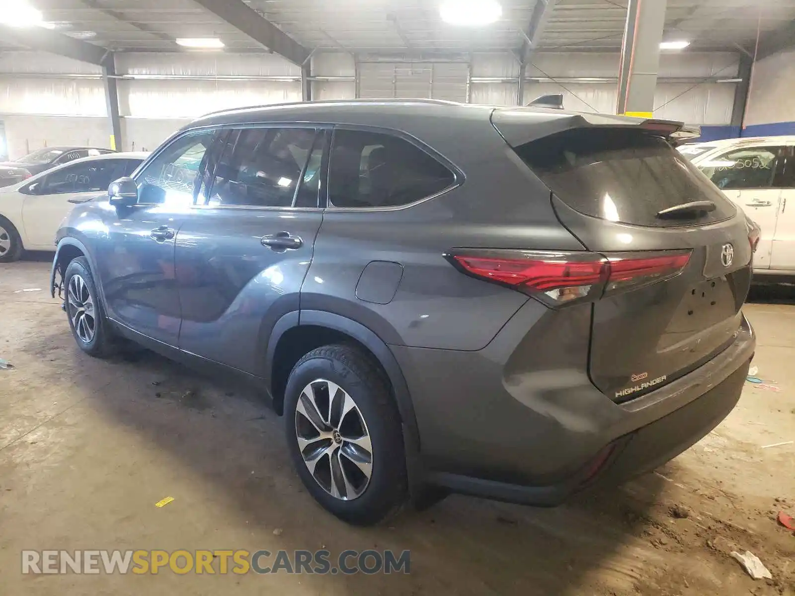 3 Photograph of a damaged car 5TDGZRBH0LS037286 TOYOTA HIGHLANDER 2020