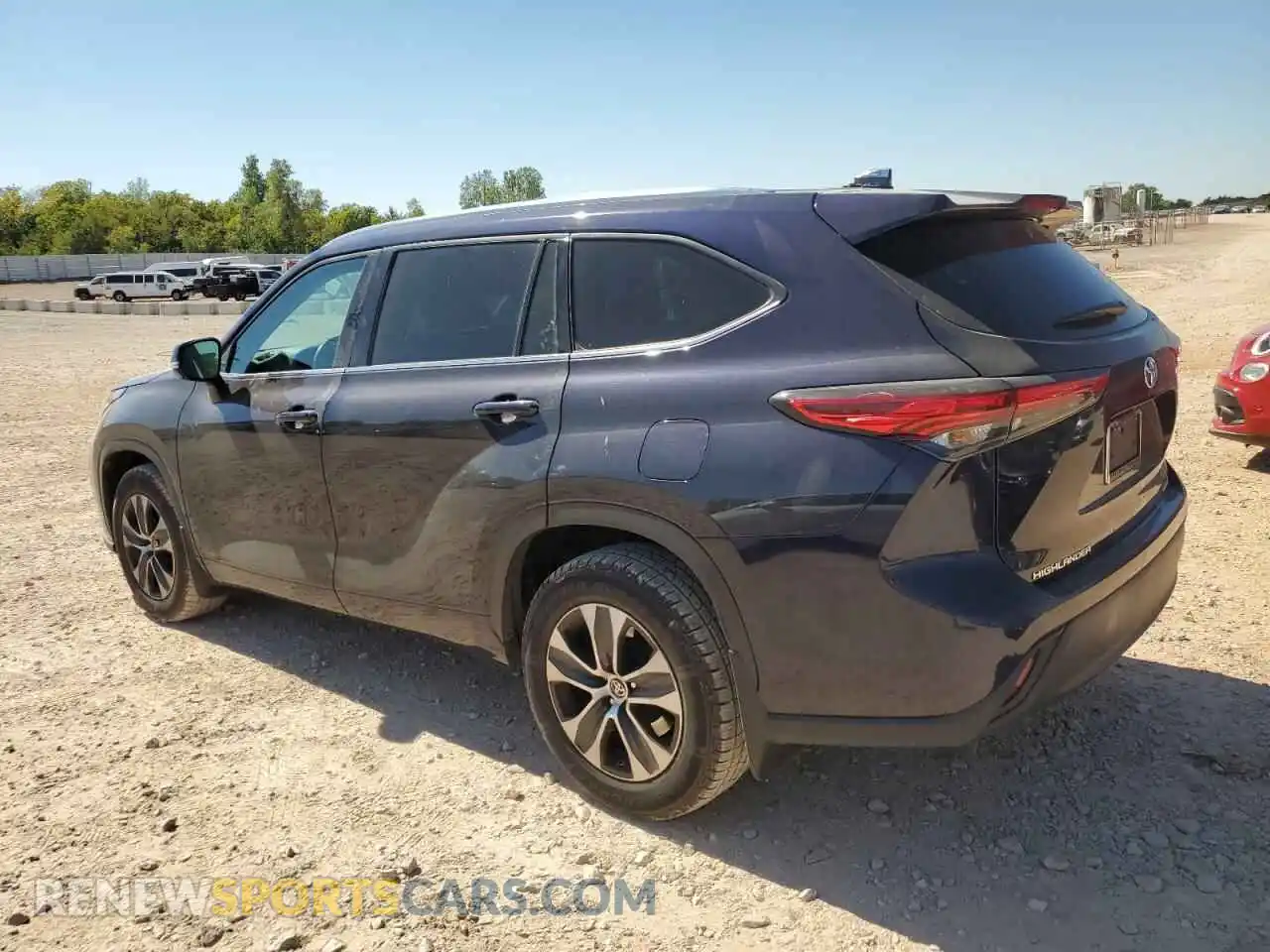 2 Photograph of a damaged car 5TDGZRBH0LS041757 TOYOTA HIGHLANDER 2020