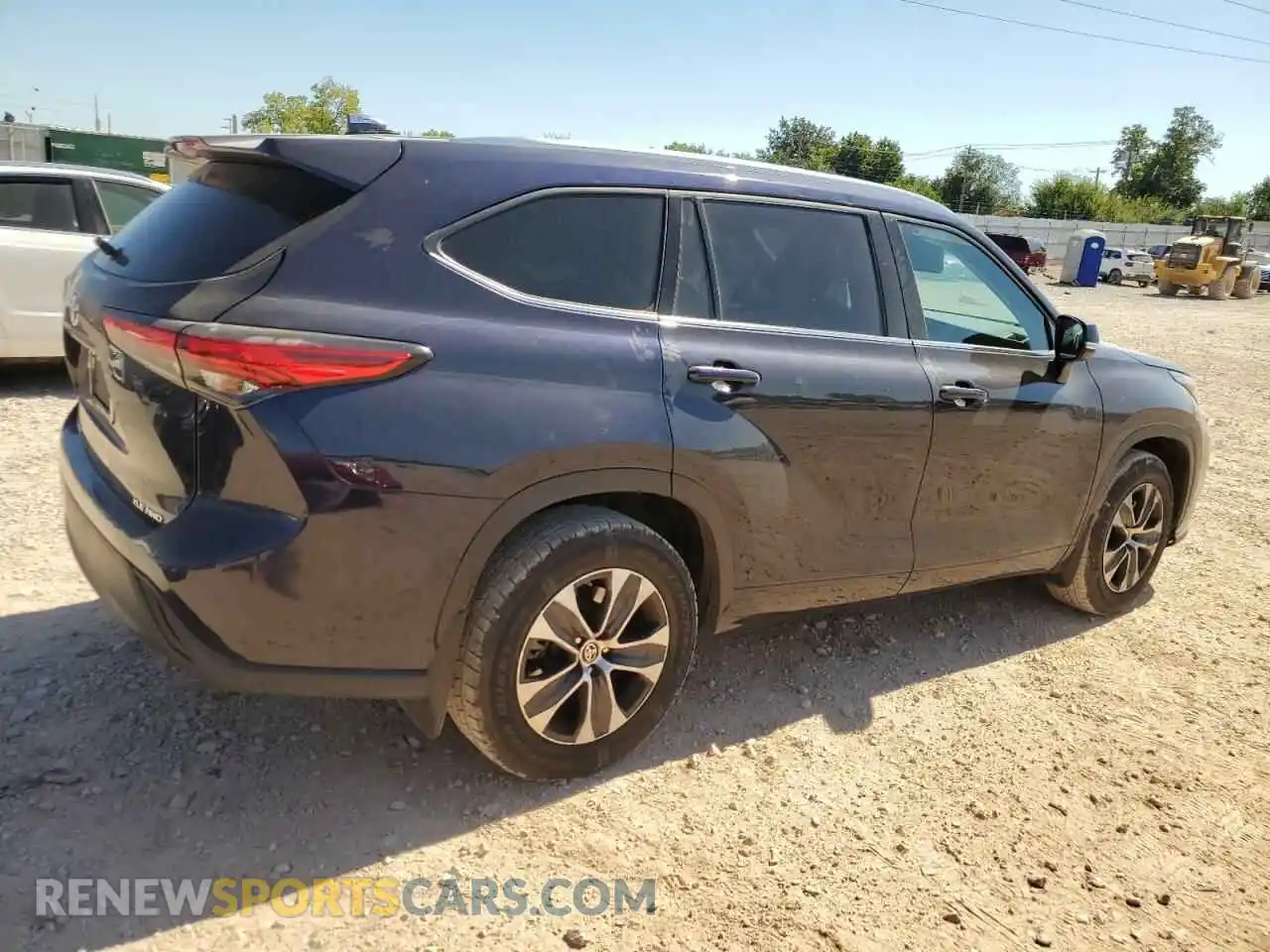 3 Photograph of a damaged car 5TDGZRBH0LS041757 TOYOTA HIGHLANDER 2020