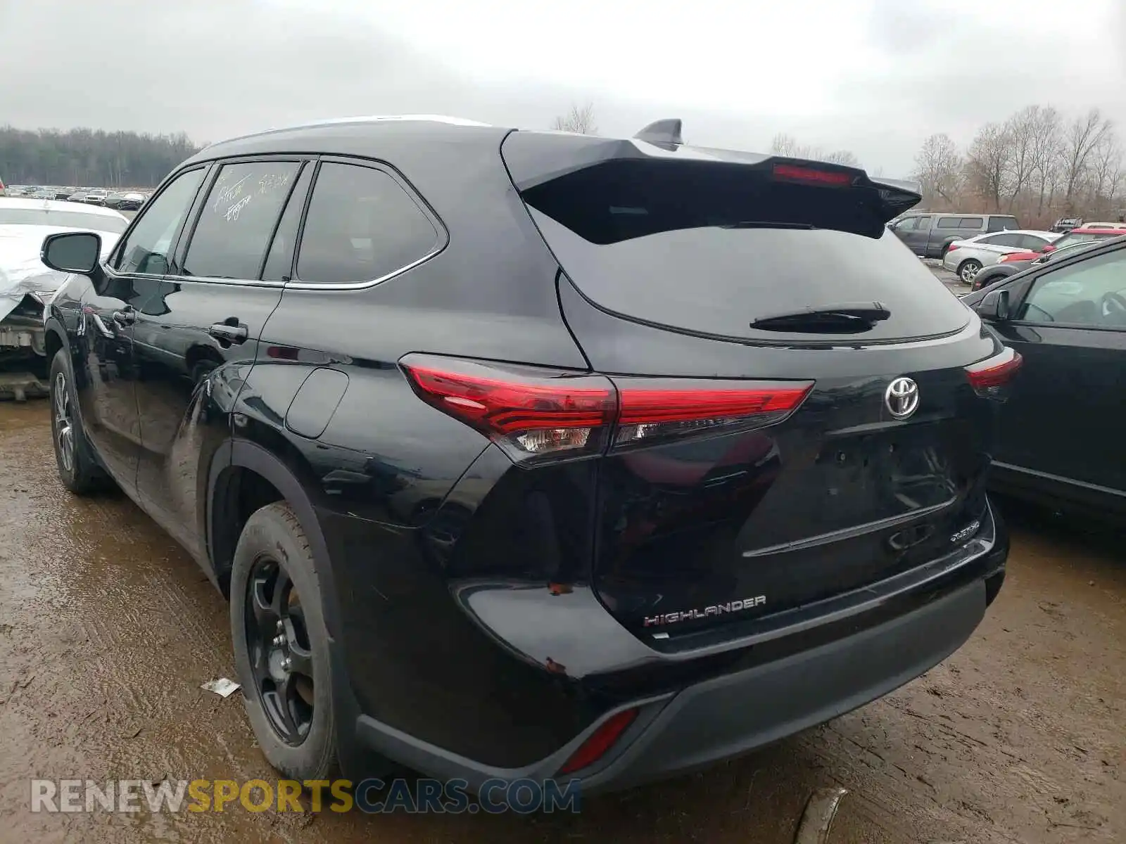 3 Photograph of a damaged car 5TDGZRBH0LS503914 TOYOTA HIGHLANDER 2020
