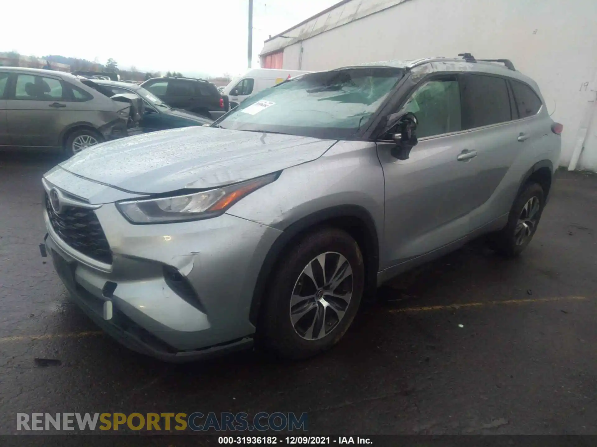 2 Photograph of a damaged car 5TDGZRBH0LS507168 TOYOTA HIGHLANDER 2020