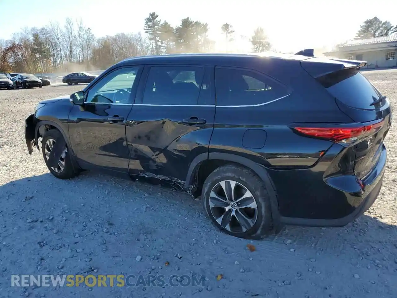2 Photograph of a damaged car 5TDGZRBH0LS519806 TOYOTA HIGHLANDER 2020
