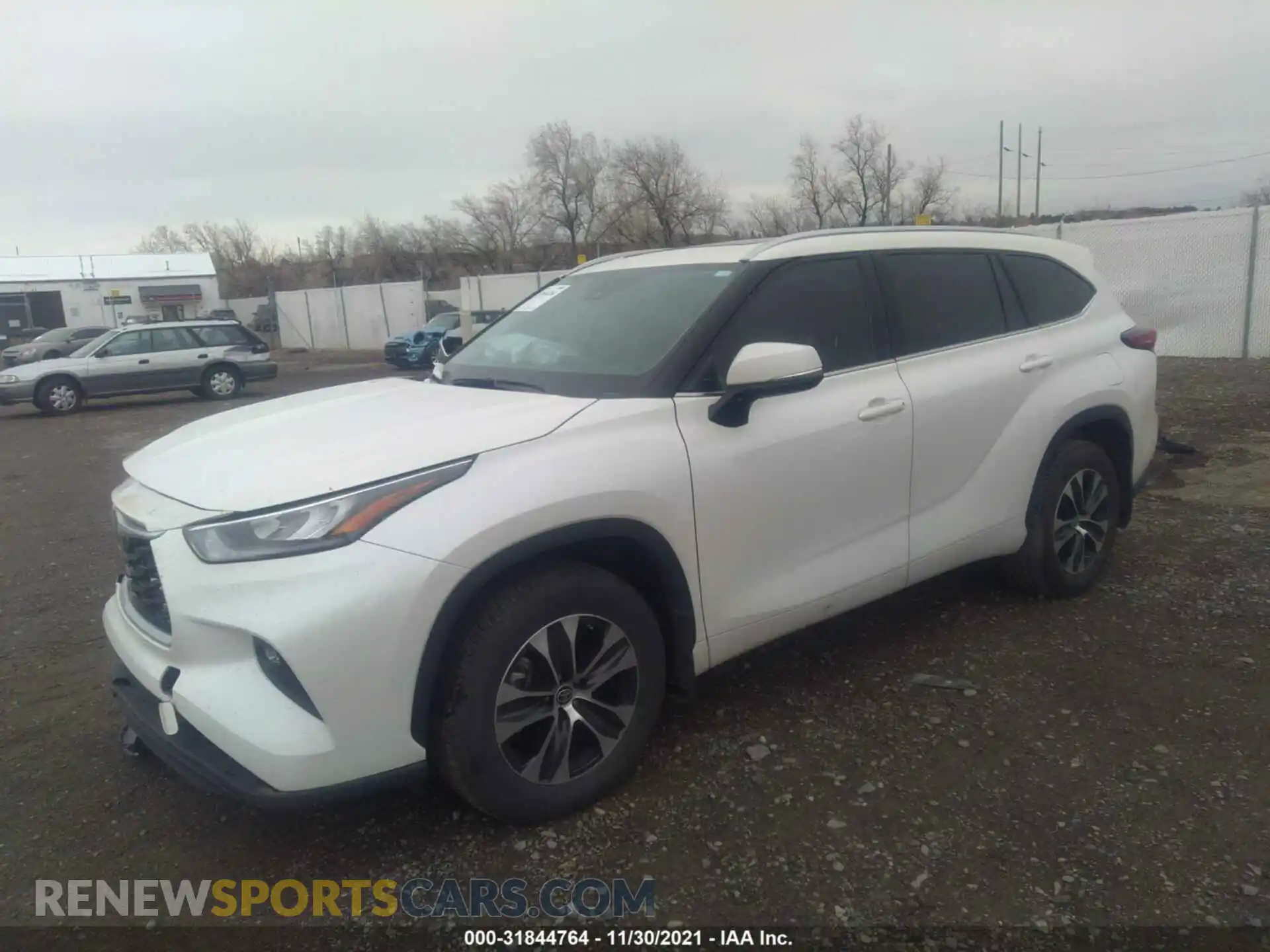 2 Photograph of a damaged car 5TDGZRBH0LS520809 TOYOTA HIGHLANDER 2020