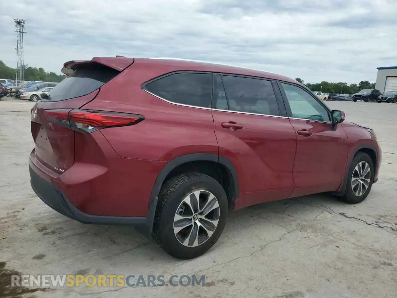 3 Photograph of a damaged car 5TDGZRBH1LS051892 TOYOTA HIGHLANDER 2020