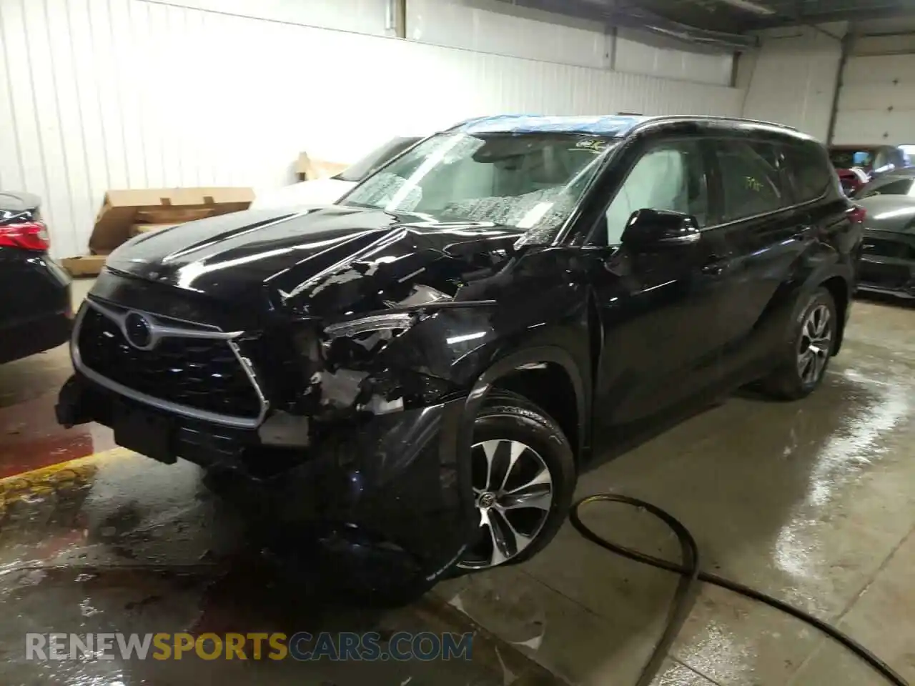 2 Photograph of a damaged car 5TDGZRBH1LS054940 TOYOTA HIGHLANDER 2020
