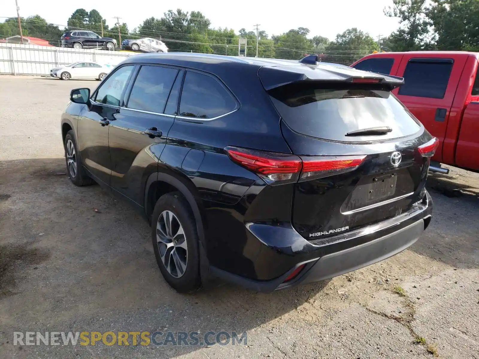 3 Photograph of a damaged car 5TDGZRBH2LS013197 TOYOTA HIGHLANDER 2020