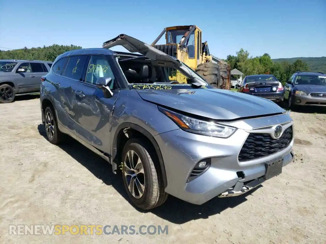 1 Photograph of a damaged car 5TDGZRBH3LS003620 TOYOTA HIGHLANDER 2020