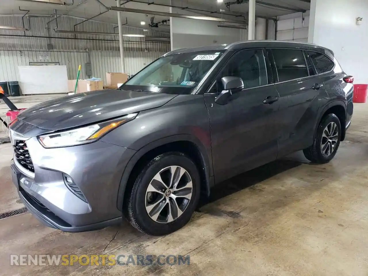 1 Photograph of a damaged car 5TDGZRBH3LS013368 TOYOTA HIGHLANDER 2020