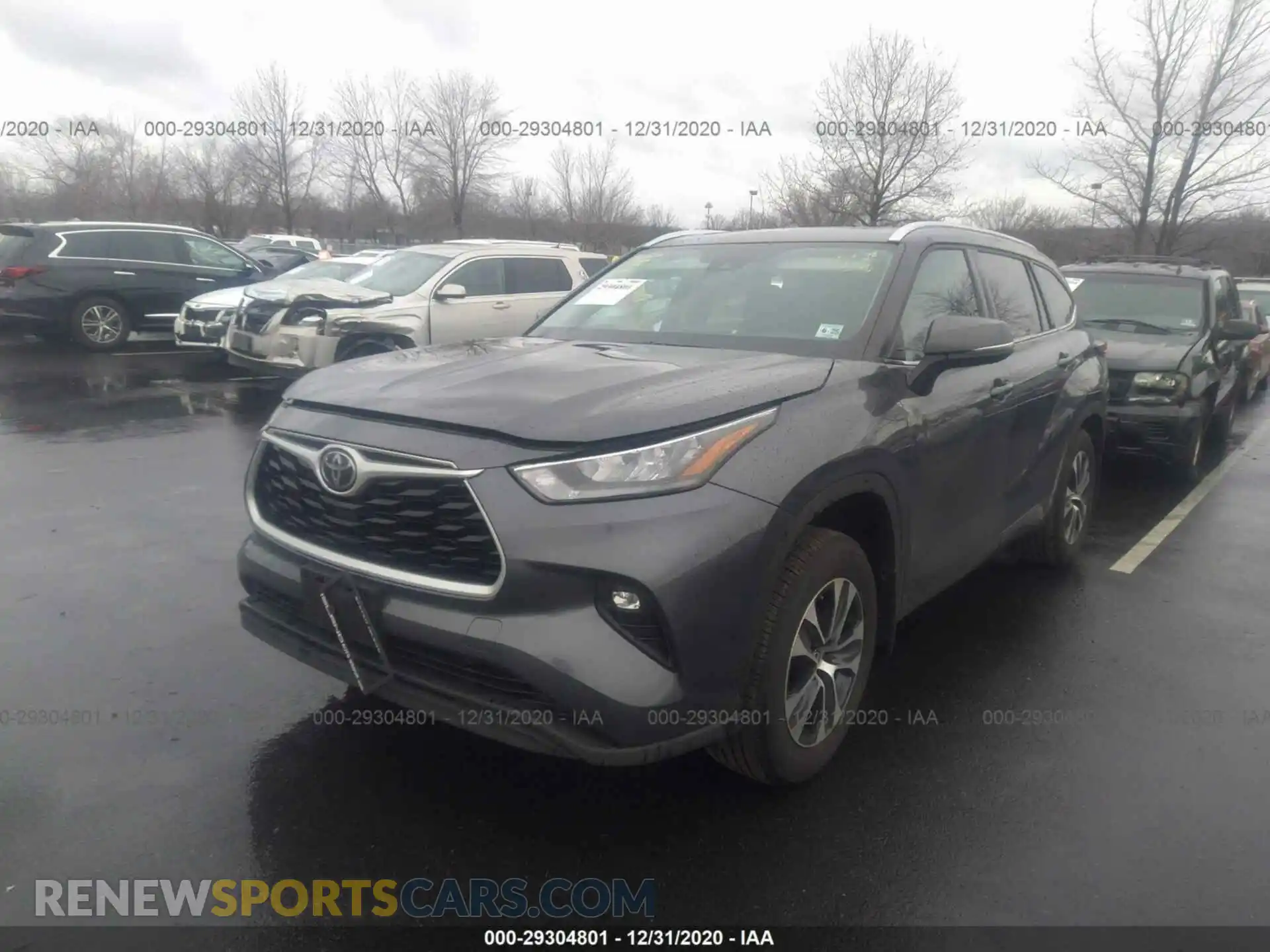 2 Photograph of a damaged car 5TDGZRBH3LS511862 TOYOTA HIGHLANDER 2020