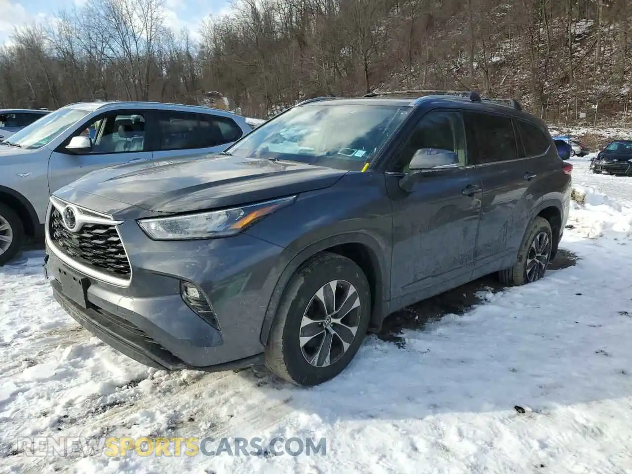 1 Photograph of a damaged car 5TDGZRBH4LS004551 TOYOTA HIGHLANDER 2020