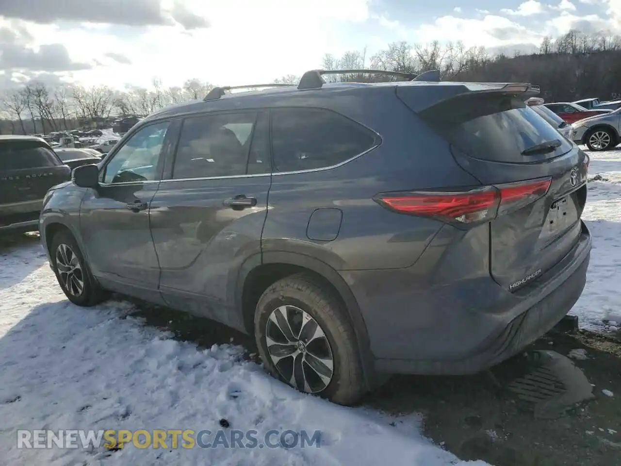 2 Photograph of a damaged car 5TDGZRBH4LS004551 TOYOTA HIGHLANDER 2020