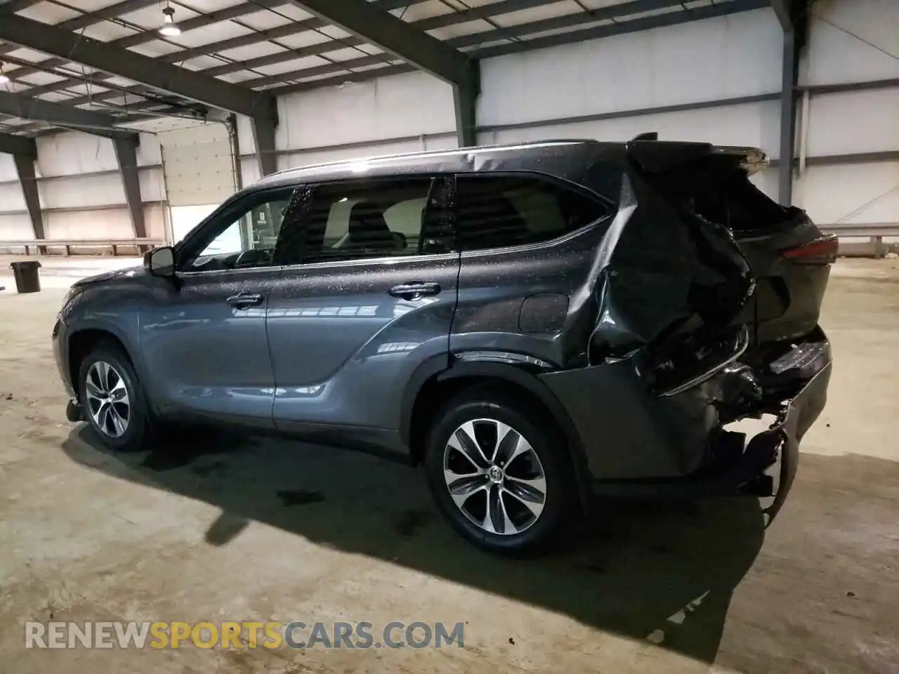 2 Photograph of a damaged car 5TDGZRBH4LS020751 TOYOTA HIGHLANDER 2020