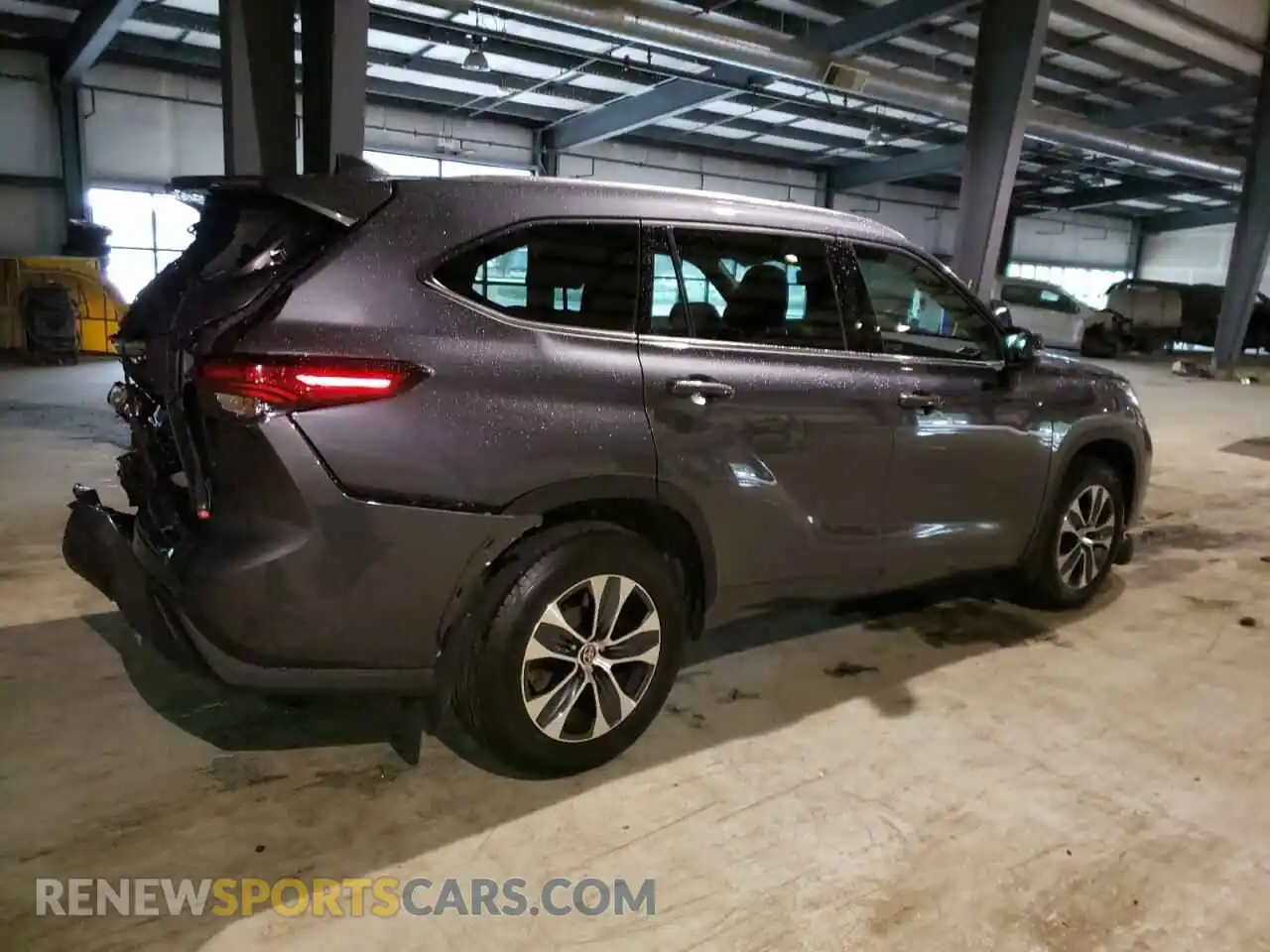 3 Photograph of a damaged car 5TDGZRBH4LS020751 TOYOTA HIGHLANDER 2020