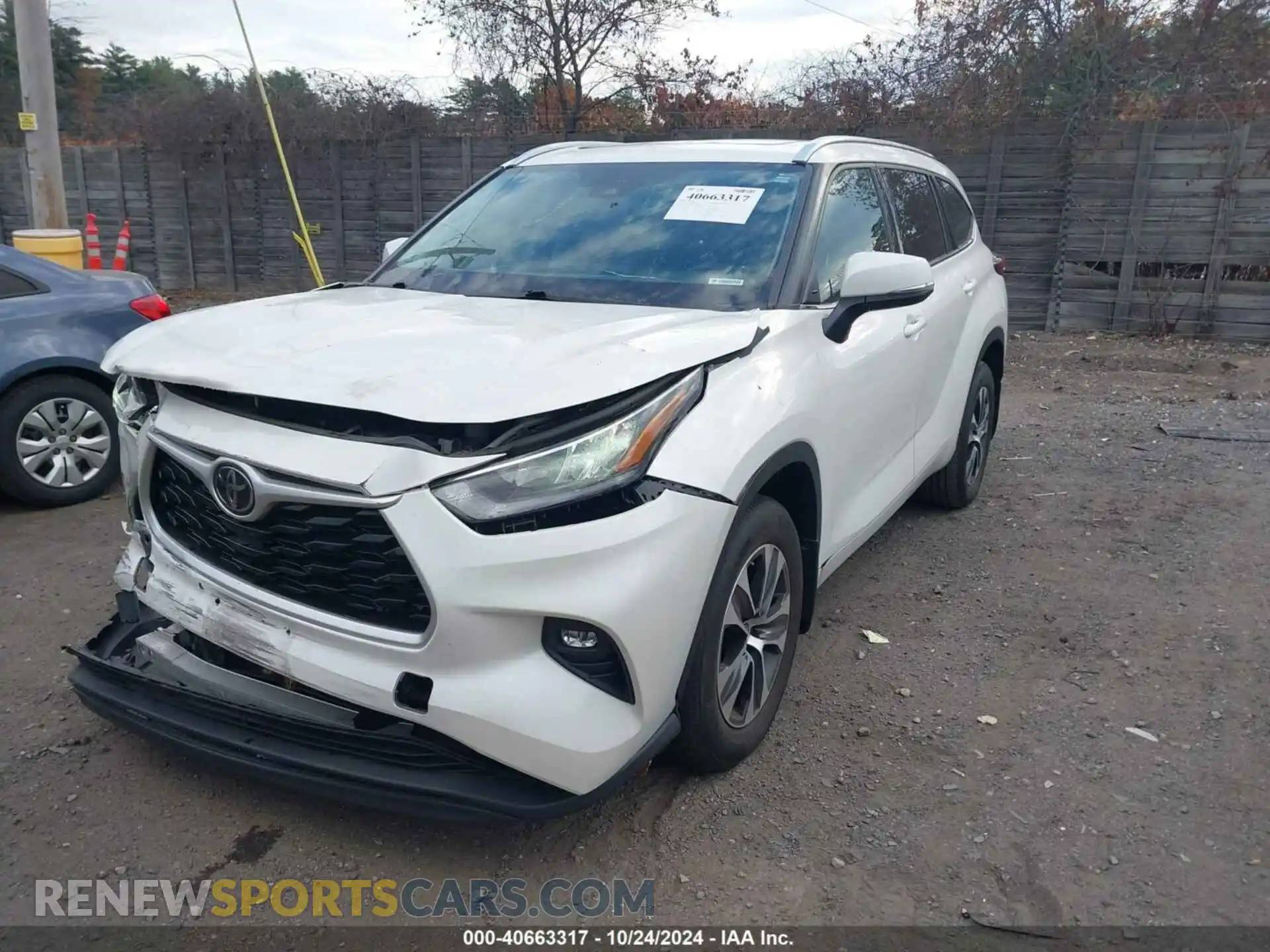 2 Photograph of a damaged car 5TDGZRBH4LS043897 TOYOTA HIGHLANDER 2020