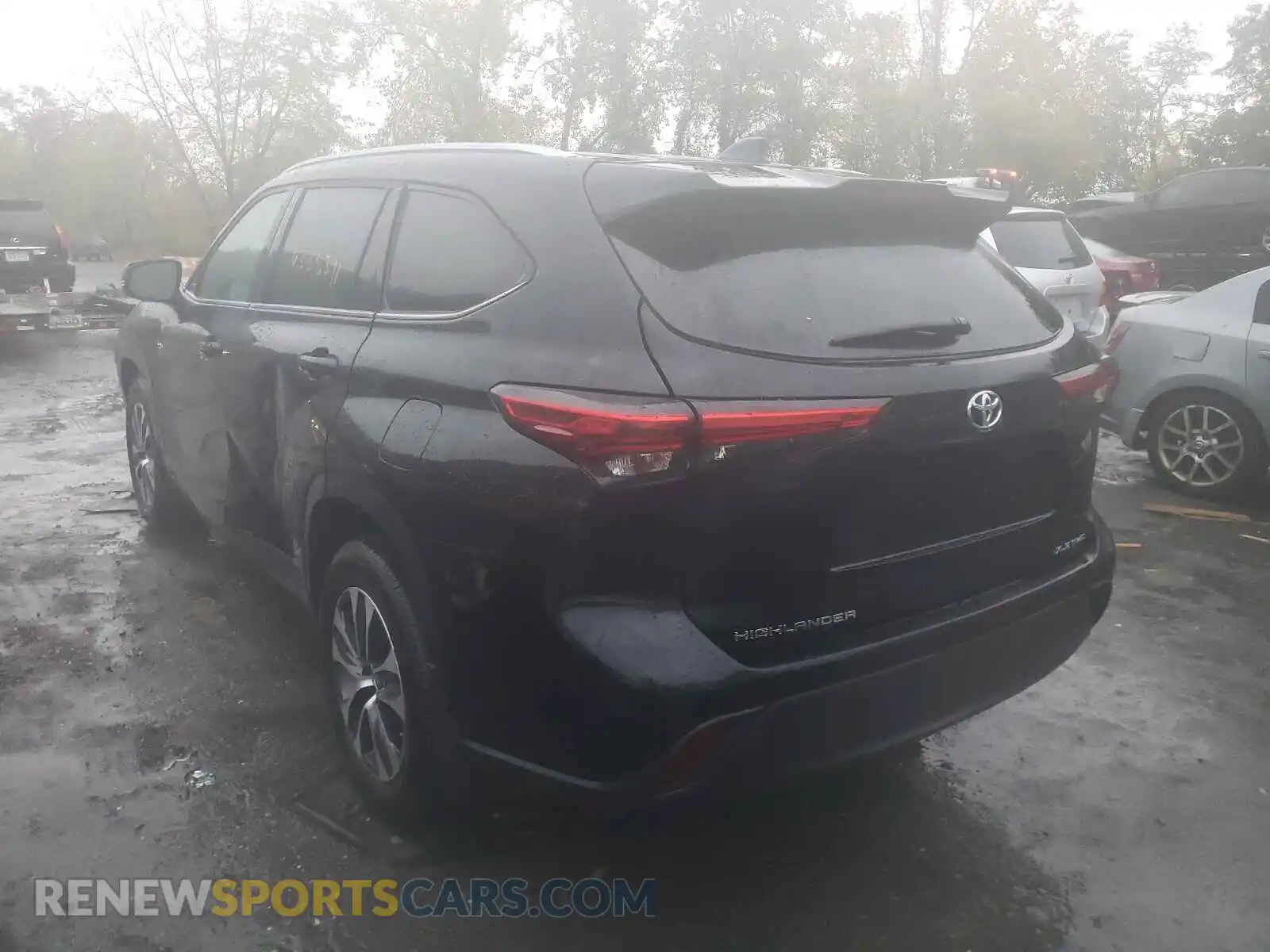3 Photograph of a damaged car 5TDGZRBH4LS504614 TOYOTA HIGHLANDER 2020