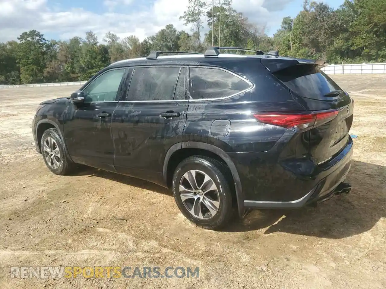 2 Photograph of a damaged car 5TDGZRBH5LS509093 TOYOTA HIGHLANDER 2020