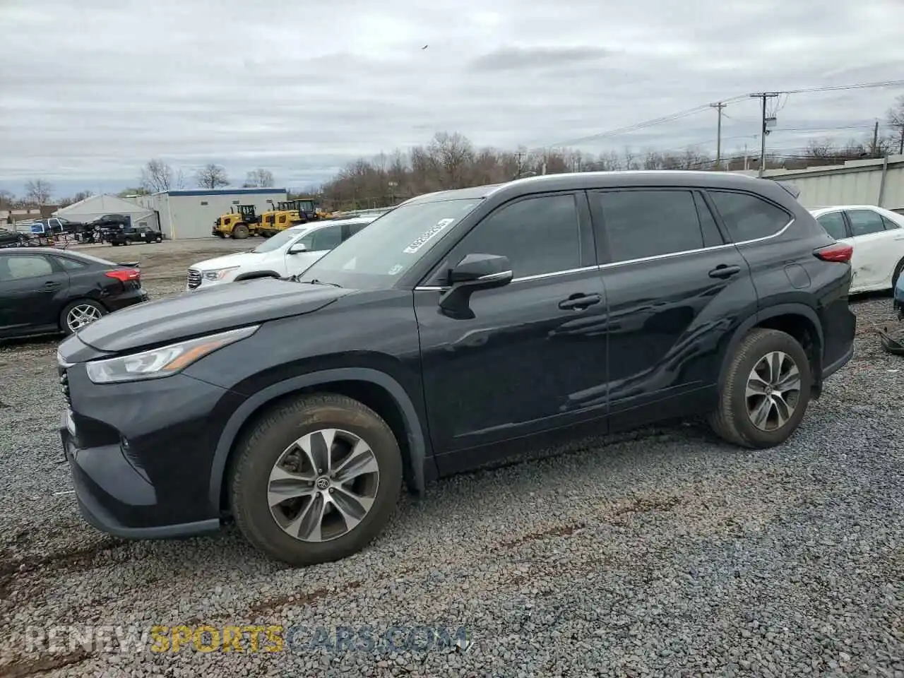 1 Photograph of a damaged car 5TDGZRBH6LS035607 TOYOTA HIGHLANDER 2020