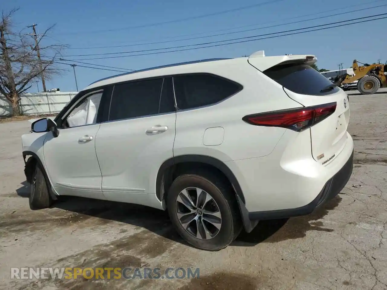 2 Photograph of a damaged car 5TDGZRBH6LS505215 TOYOTA HIGHLANDER 2020