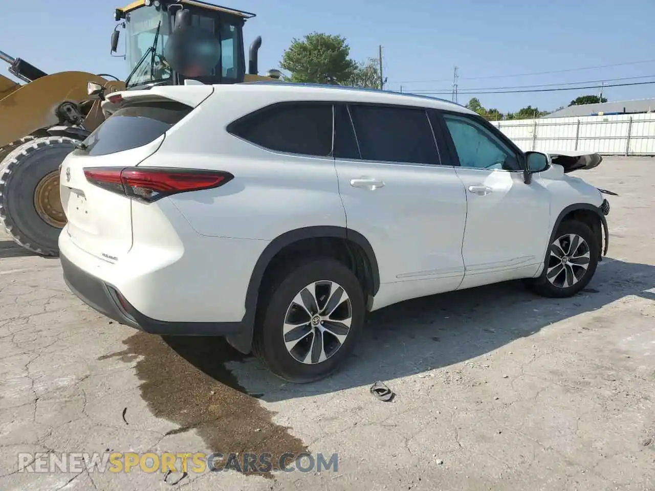 3 Photograph of a damaged car 5TDGZRBH6LS505215 TOYOTA HIGHLANDER 2020