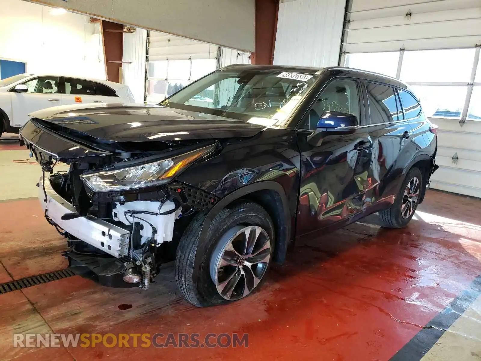 2 Photograph of a damaged car 5TDGZRBH7LS017052 TOYOTA HIGHLANDER 2020