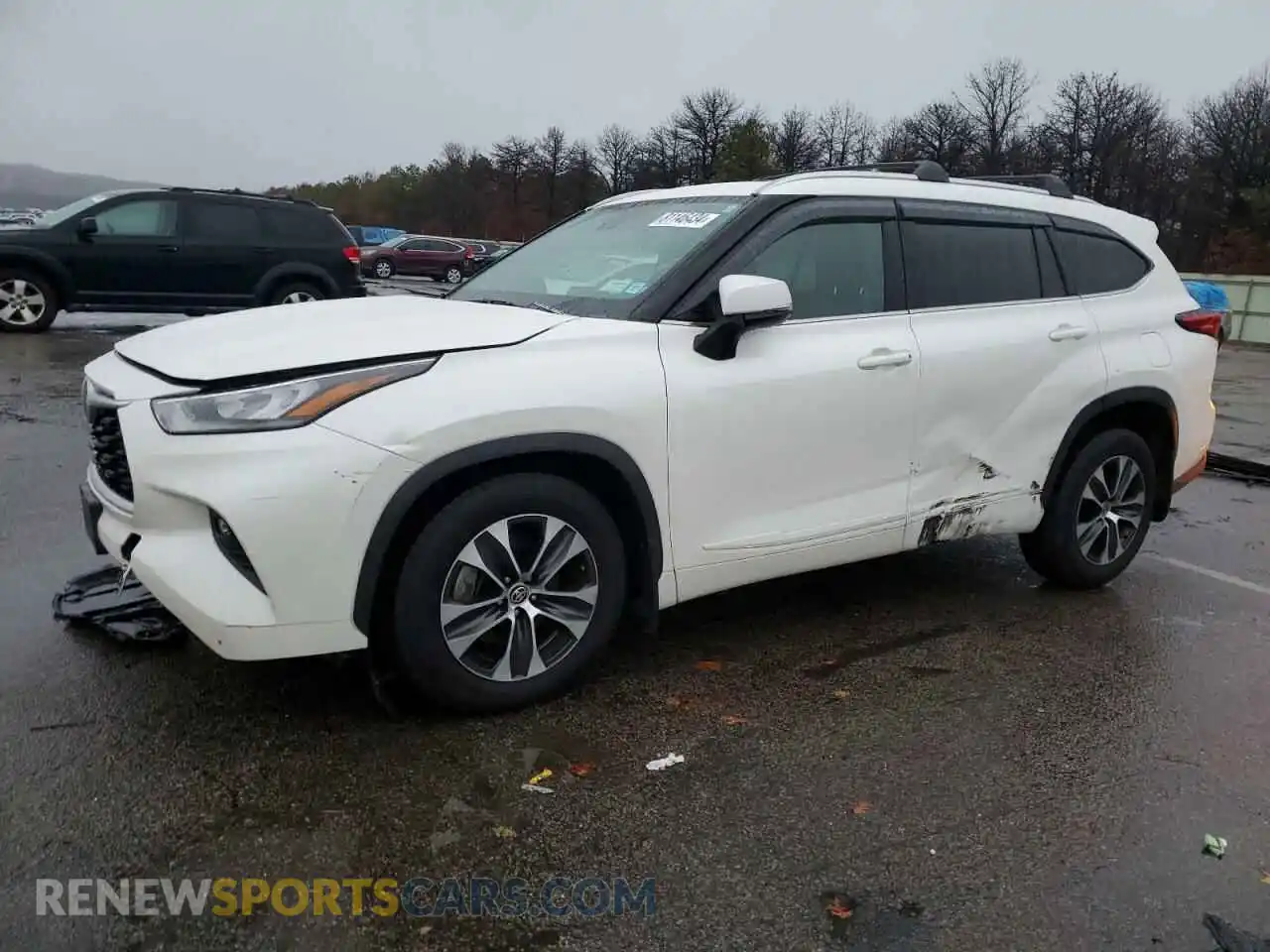 1 Фотография поврежденного автомобиля 5TDGZRBH7LS508320 TOYOTA HIGHLANDER 2020